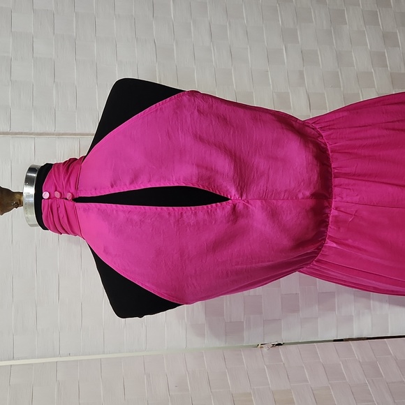 Hot Pink Worthington Shoulderless Dress - Size XS - Picture 7 of 12